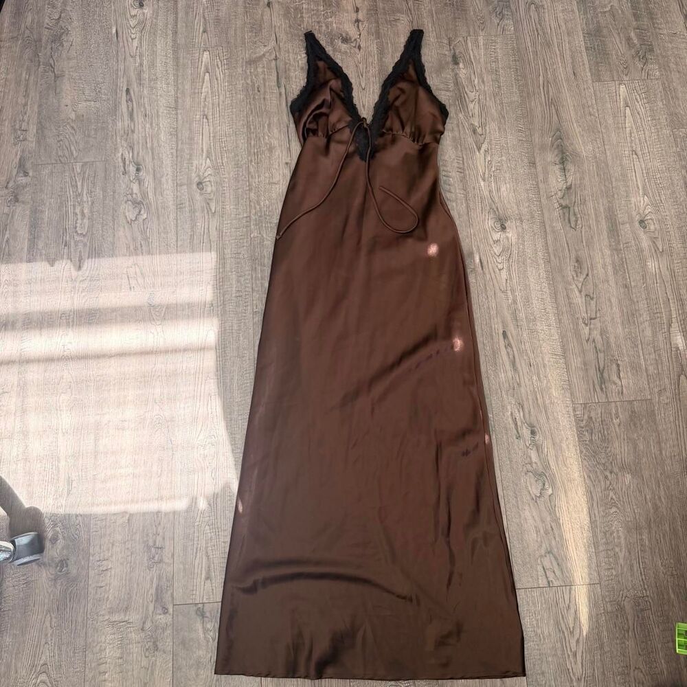 Wild-fable Women's Brown Dress